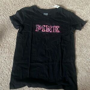 Black and Pink Camo PINK by Victoria Secret T-Shirt